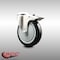 Service Caster 5 Inch 316SS Black Polyurethane Swivel Bolt Hole Caster with Total Lock Brake SCC-SS316BHTTL20S514-PPUB-BLK - alternate 3